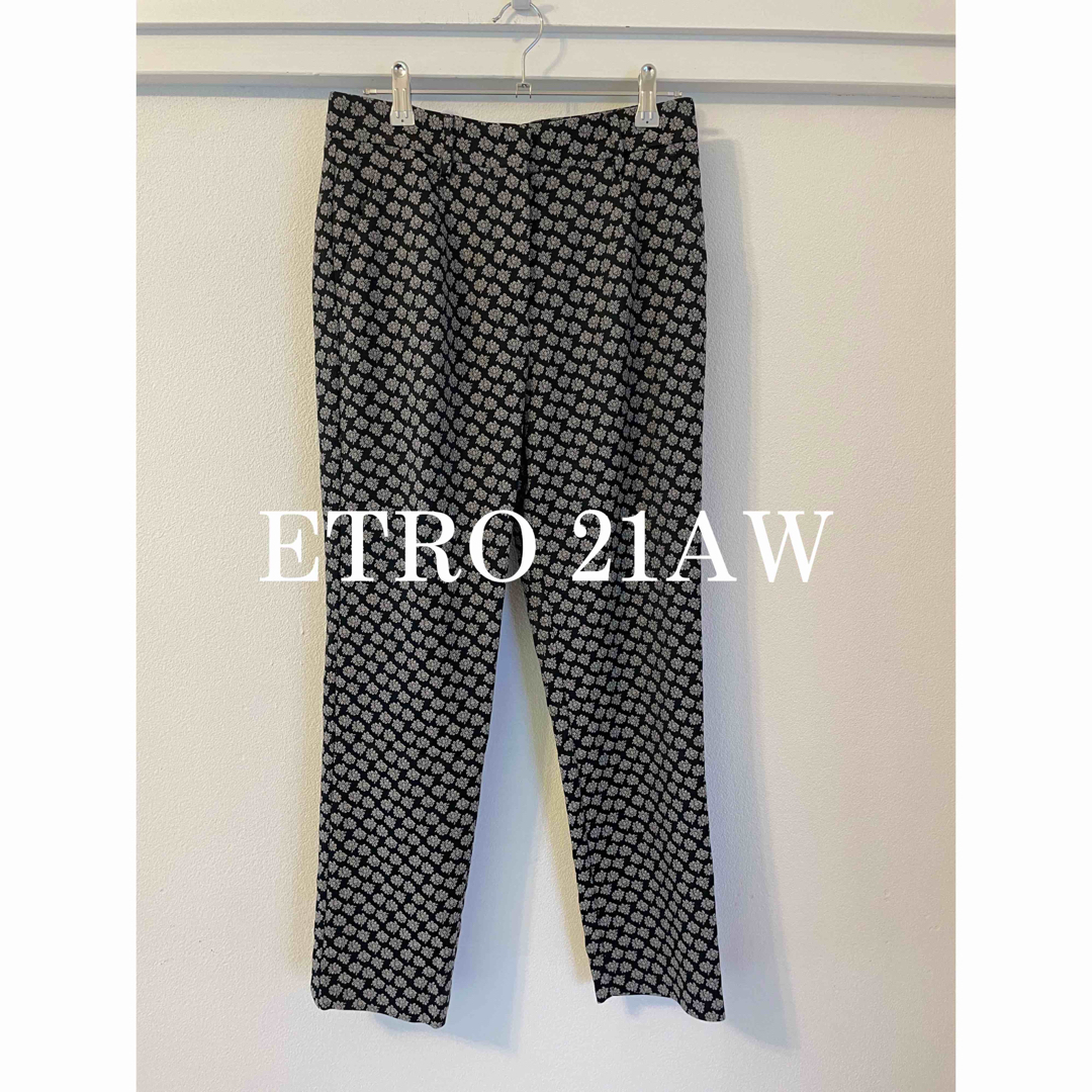 ETRO 21AW スラックス　エトロ　パンツ　総柄レディース