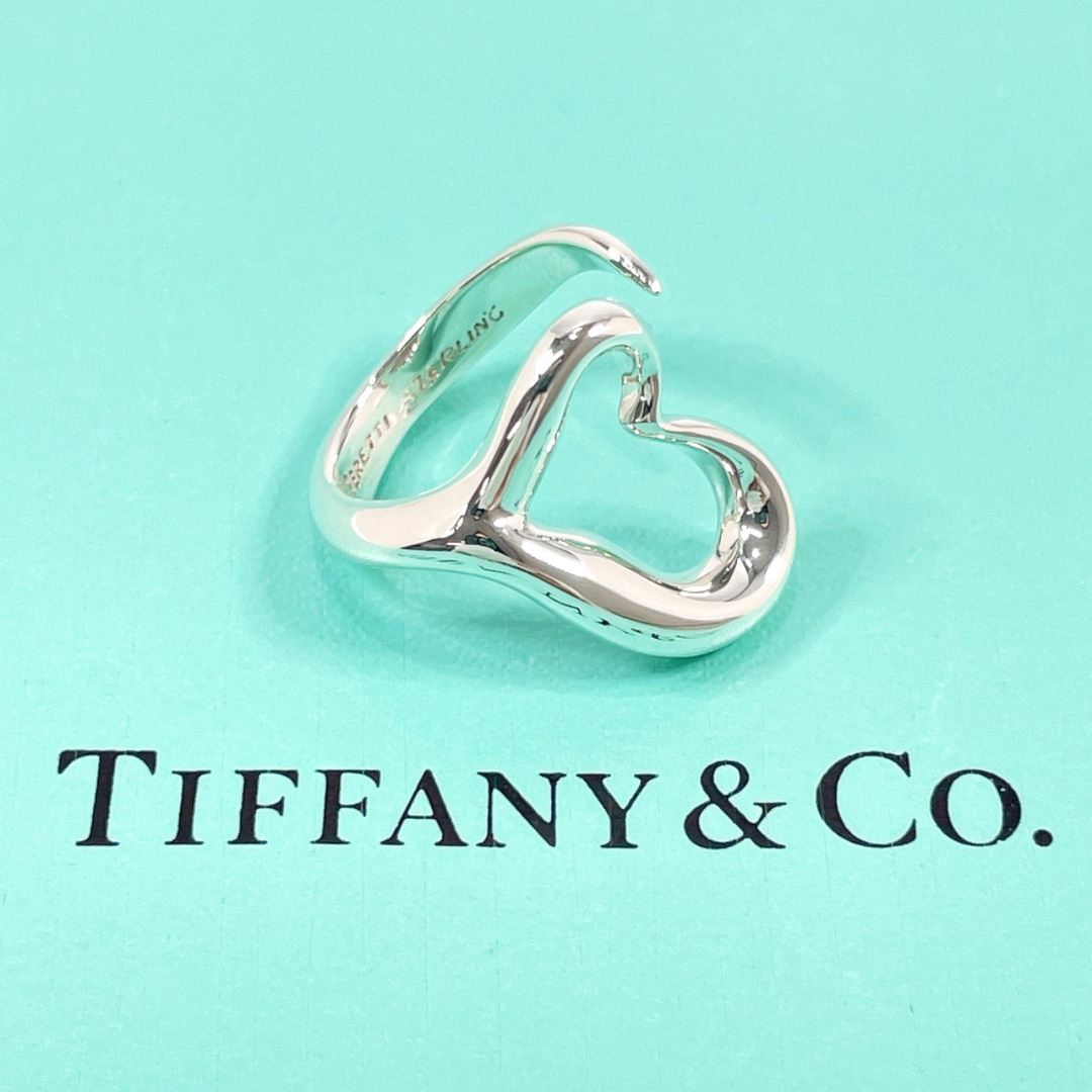 Tiffany オープンハート　リング　13.14号　箱付き