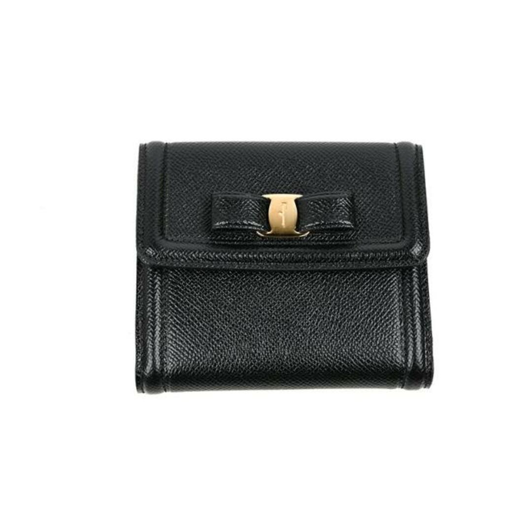 FERRAGAMO Salvatoreフェラガモ 二つ折り財布 ヴァラ リボン  イタリア正規品 22C911 0673755 新品