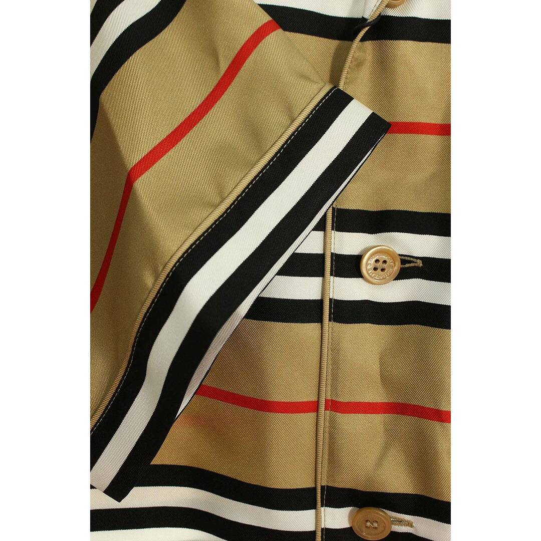 Supreme(シュプリーム)のシュプリーム ×バーバリー Burberry  22SS  Silk S/S Pajama Shirt シルクチェック柄パジャマ半袖シャツ メンズ S メンズのトップス(シャツ)の商品写真