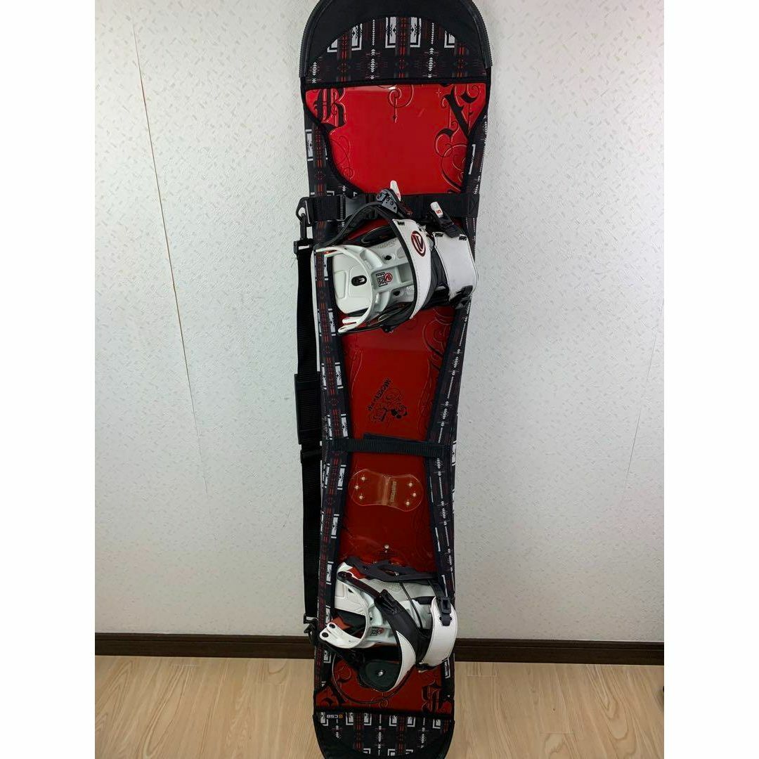 LG状態BURTON twin 151cm スノーボード 板　ビンディング　カバー付き