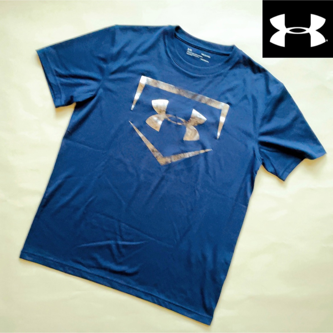 UNDER ARMOUR(アンダーアーマー)のアンダーアーマー Tシャツ 紺 メンズのトップス(Tシャツ/カットソー(半袖/袖なし))の商品写真