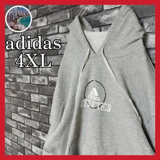 アディダス(adidas)のadidasアディダス万国旗フーディーパーカープルオーバースウェットビッグサイズ(パーカー)