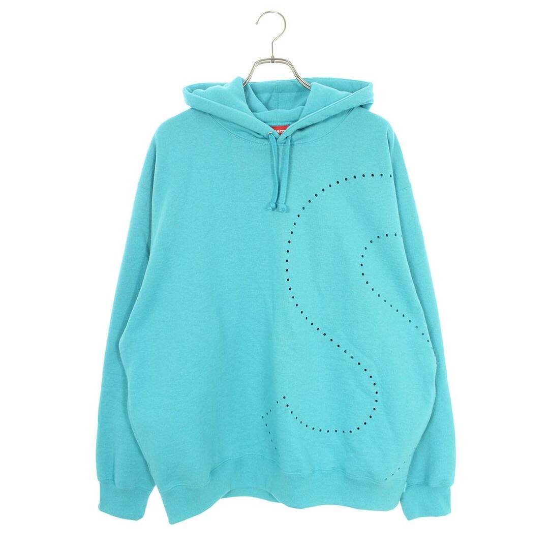 シュプリーム  21SS  Laser Cut S Logo Hooded Sweatshirt レイザーカットプルオーバーパーカー メンズ XL