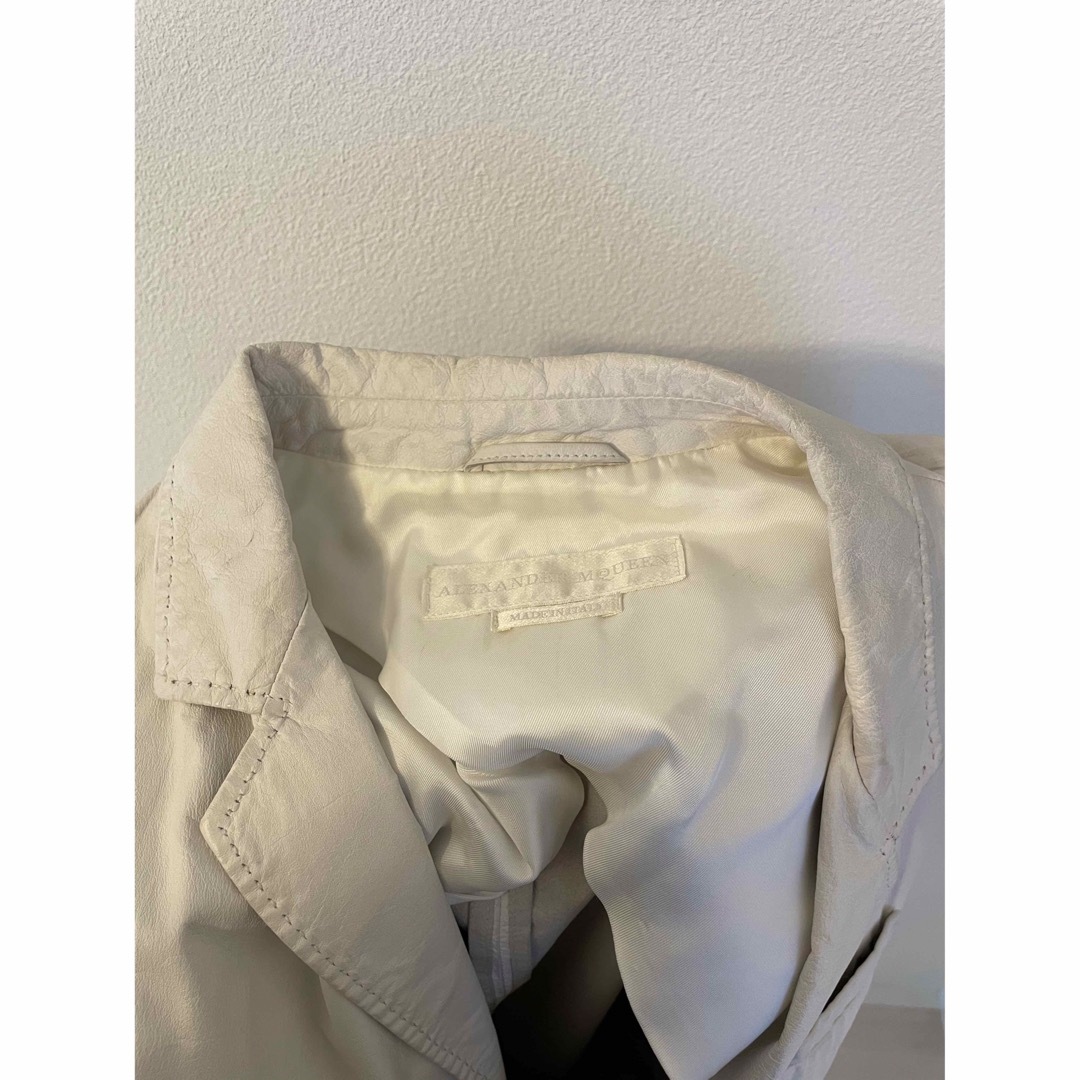 Alexander McQueen - Alexander McQueen テーラードジャケット レザー
