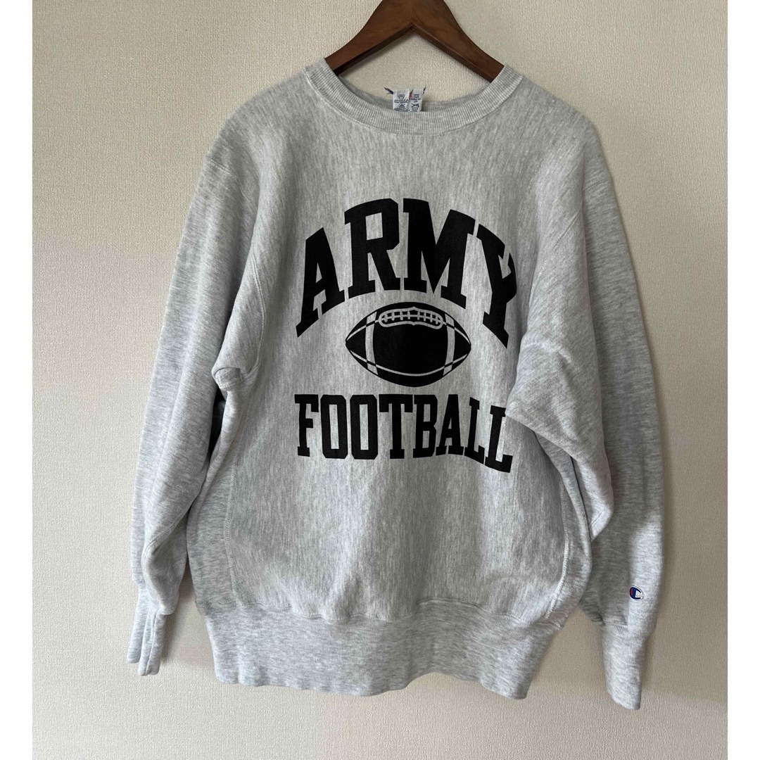 チャンピオン リバースウィーブ ARMY FOOTBALL Lサイズの通販 by