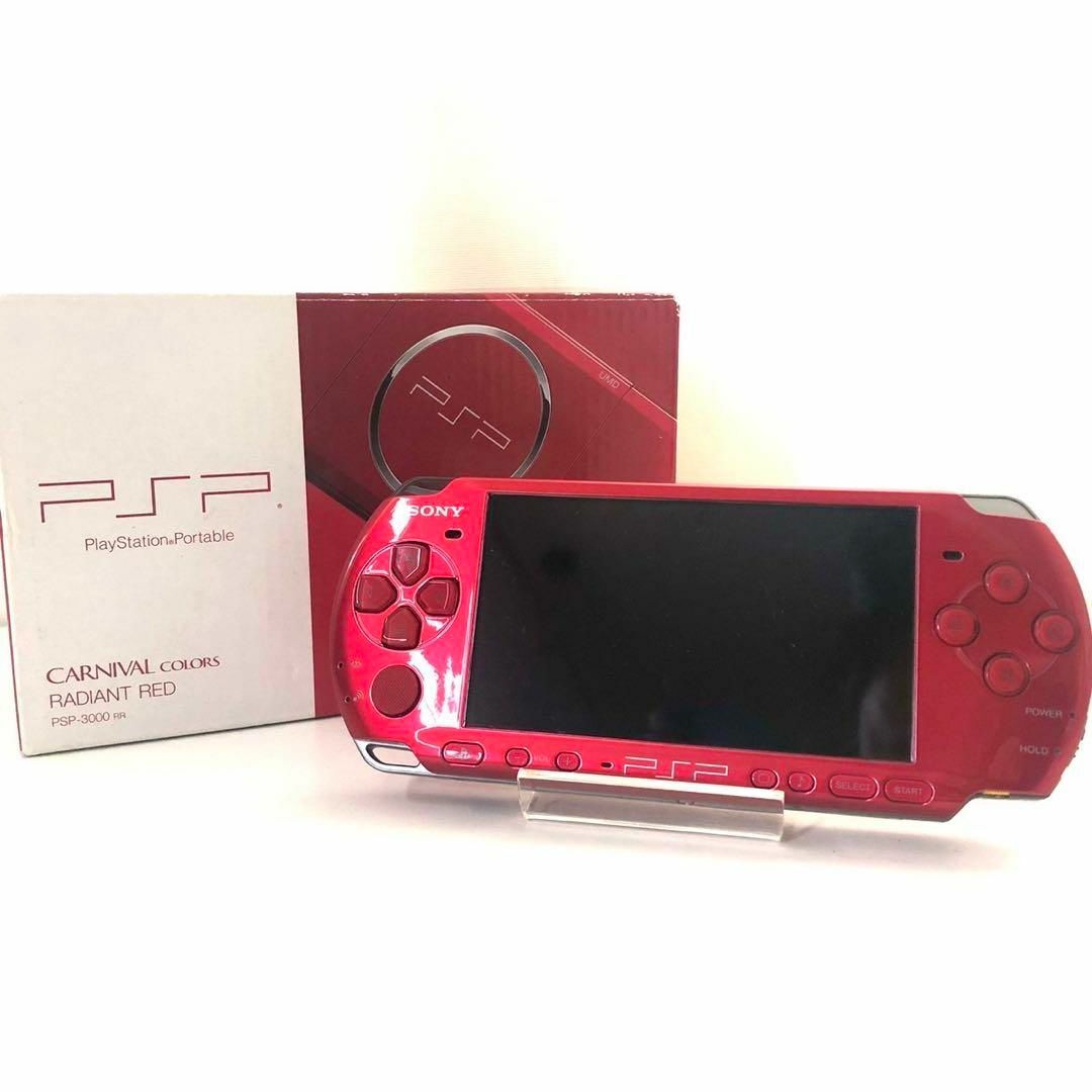 美品〕ソニー PSP PSP-3000 RR ラディアント レッド - 携帯用ゲーム機本体