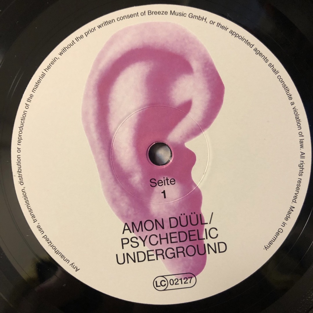 Amon Duul Psychedelic Underground レコード 3