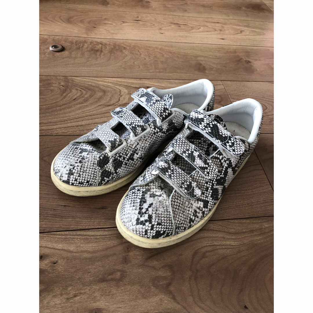 スニーカーadidas×ハイクパイソン柄スニーカー