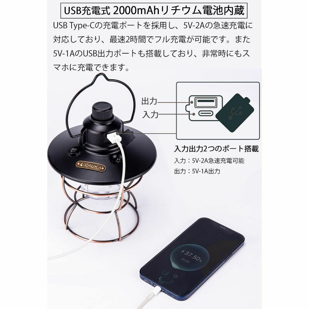 【数量限定】LEDランタン キャンプランタン usb充電式 アウトドア キャンプ