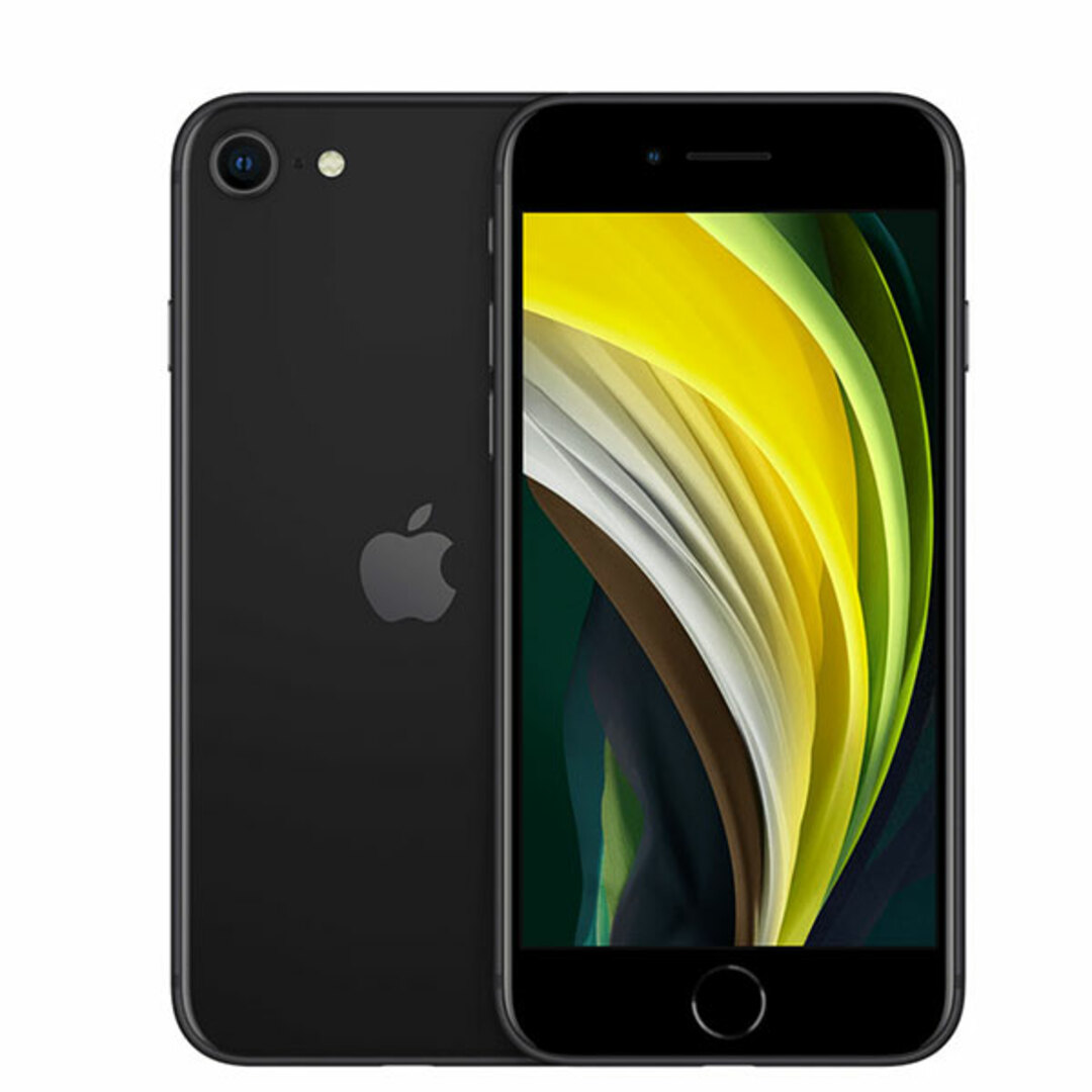 (748)Apple iphone SE2 128GB ブラック SIMフリー