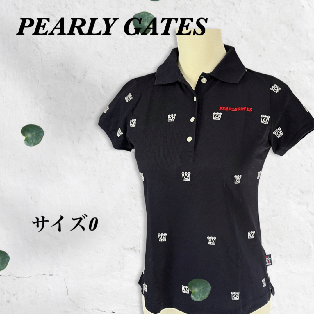 PEARLY GATES - パーリーゲイツ PEARLY GATES 半袖ポロシャツ サイズ0 ...