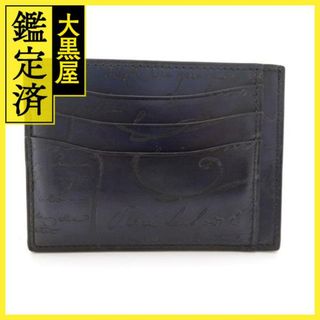 ベルルッティ(Berluti)のベルルッティ バンブー テトリス スクリットレザー カードホルダー 【473】(名刺入れ/定期入れ)