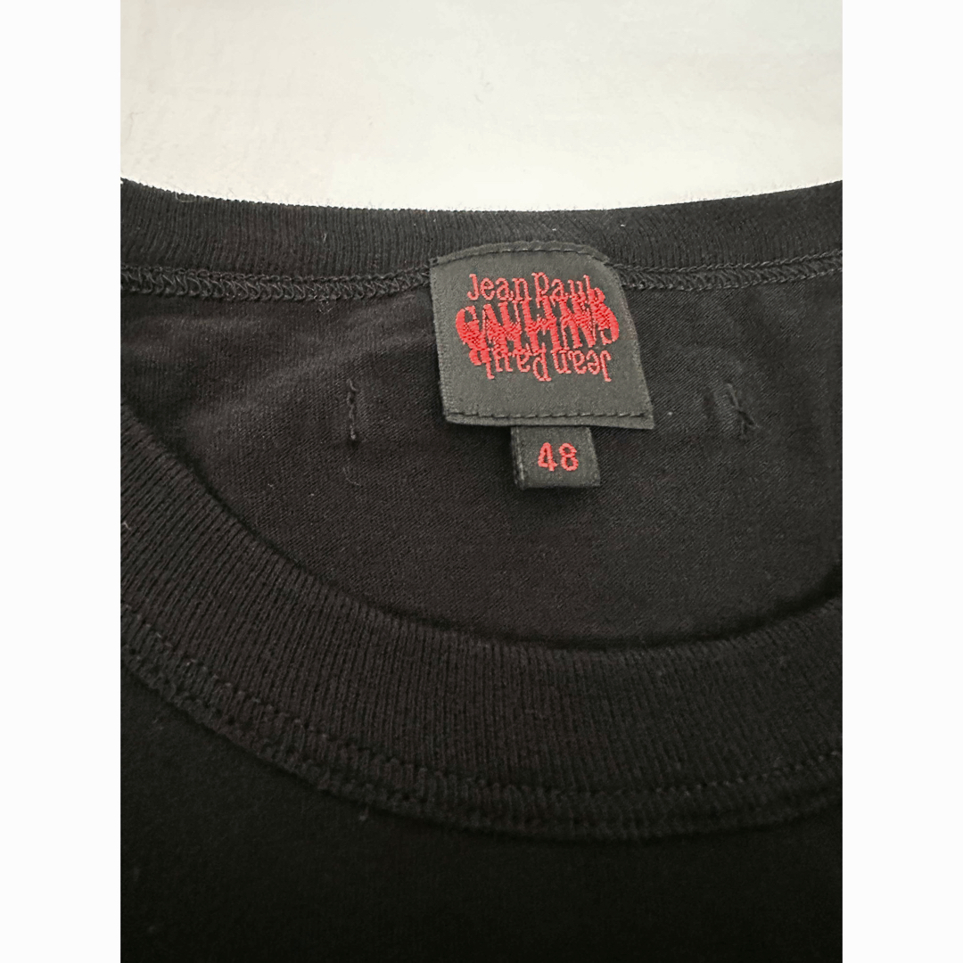 Jean-Paul GAULTIER(ジャンポールゴルチエ)のジャンポールゴルチエ 無地Tシャツ ブラック　新品未使用 メンズのトップス(Tシャツ/カットソー(半袖/袖なし))の商品写真