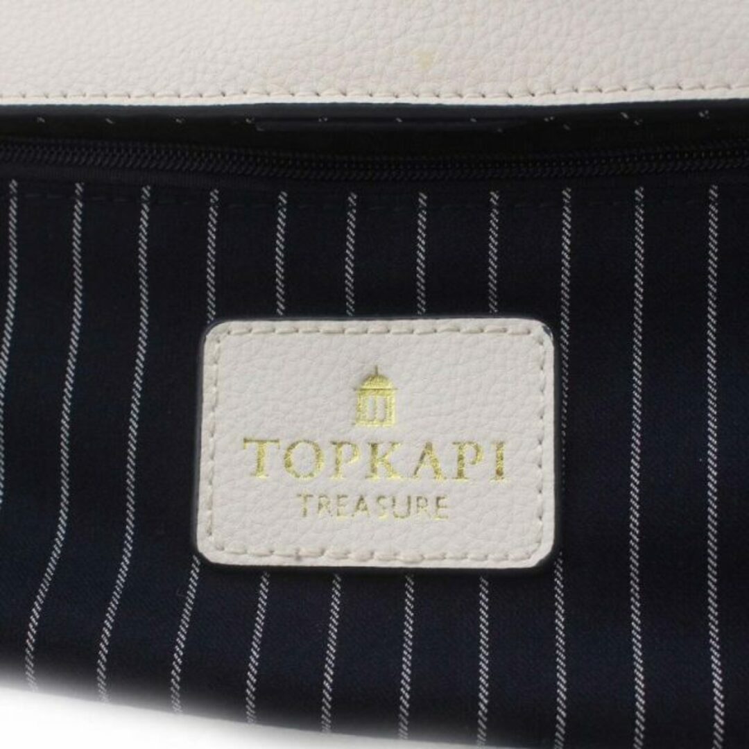 TOPKAPI(トプカピ)のトプカピ TOPKAPI TREASURE トートバッグ ハンドバッグ 白 レディースのバッグ(トートバッグ)の商品写真