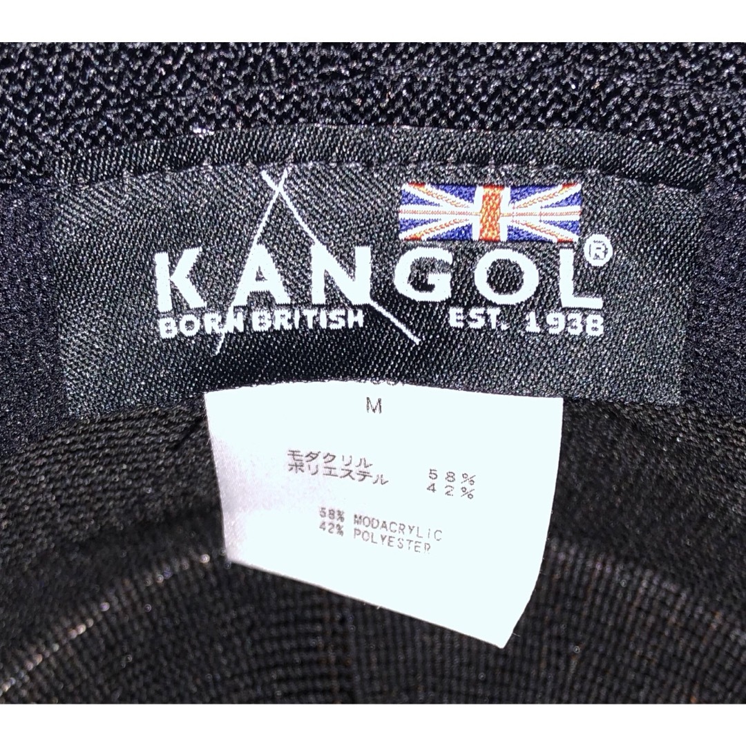 KANGOL(カンゴール)のM 良品 KANGOL トロピック メトロハット バケットハット ブラック 黒 メンズの帽子(ハット)の商品写真