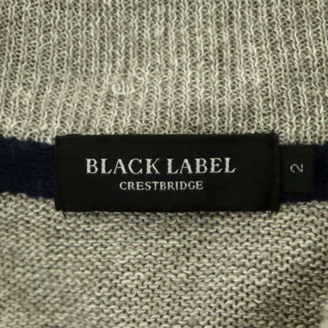 BLACK LABEL CRESTBRIDGE(ブラックレーベルクレストブリッジ)のブラックレーベルクレストブリッジ ケーブルニット カーディガン 長袖 メンズのトップス(カーディガン)の商品写真