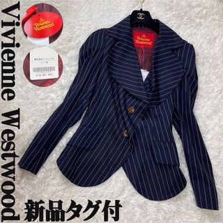 柄デザイン無地でお色は濃紺です新品　Vivian Westwood 濃紺　M sizeレディース ジャケット