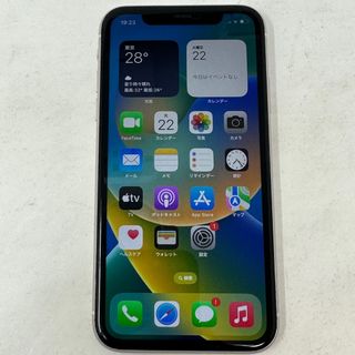 アップル(Apple)のSIMフリー iPhone 11 128GB MWM22J/A ホワイト(スマートフォン本体)