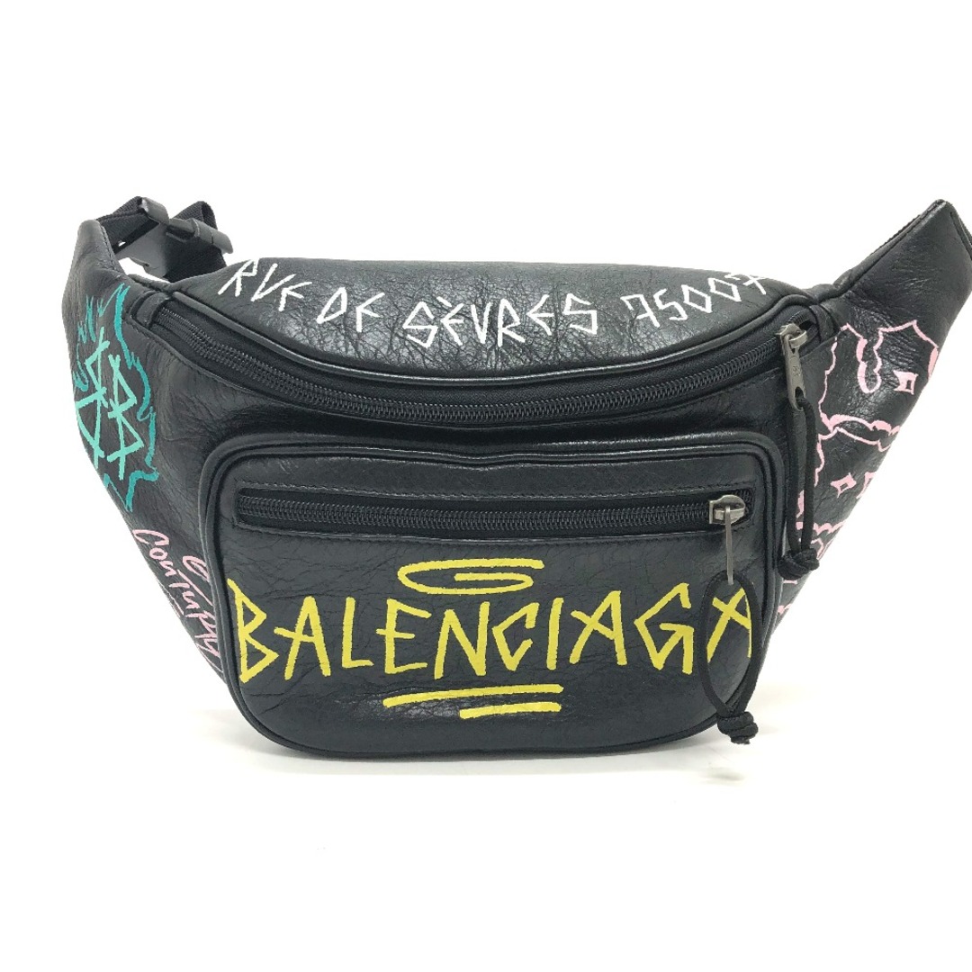 鑑定済】バレンシアガ BALENCIAGA ボディーバッグ ウエストポーチ-