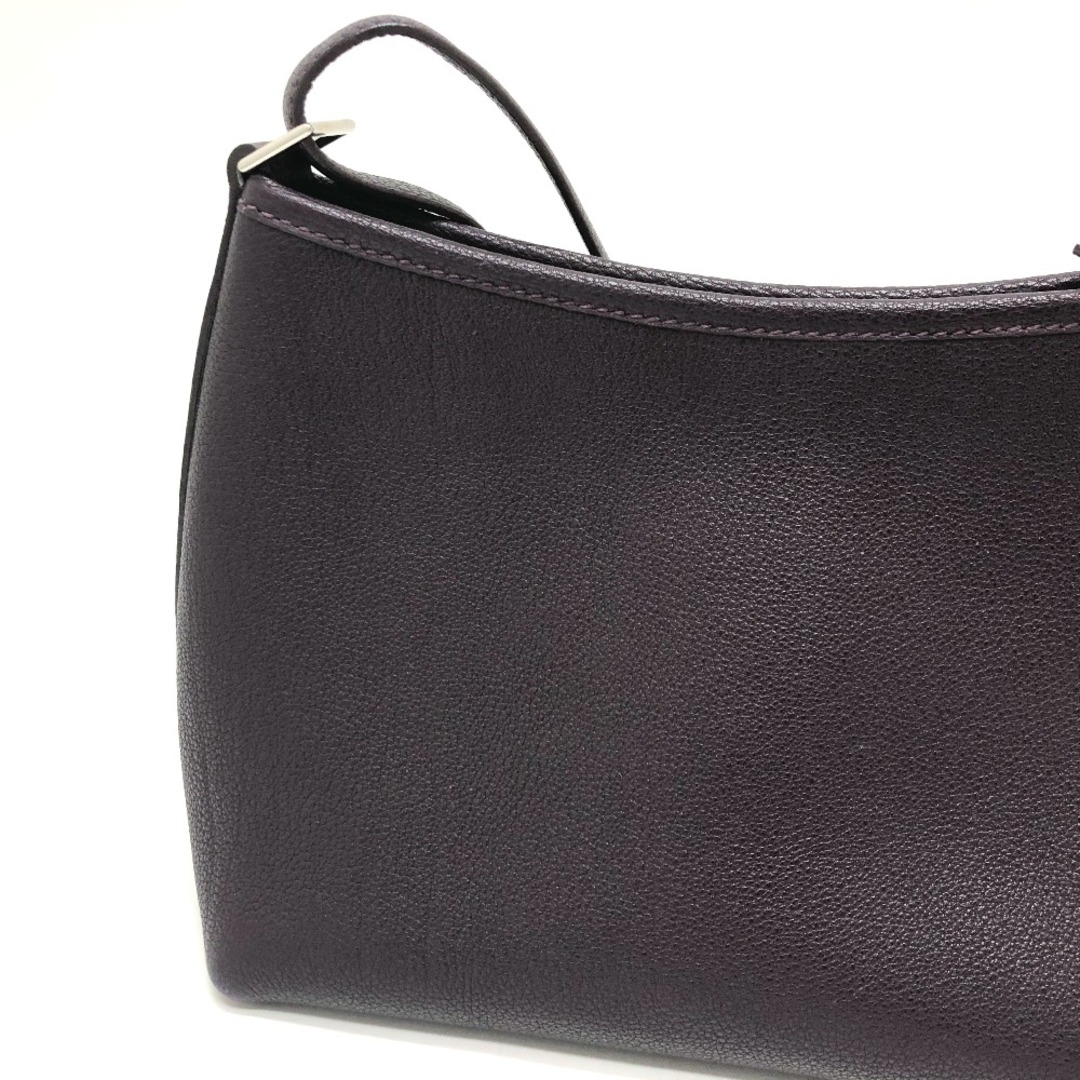 エルメス HERMES ベルランゴ PM ワンショルダー ショルダーバッグ レザー □F刻 レザン パープル 5
