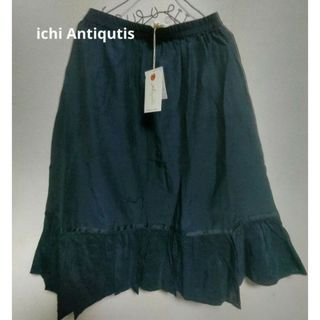 新品タグ付きichi Antiqutis ペチスカート　日本製(ひざ丈スカート)