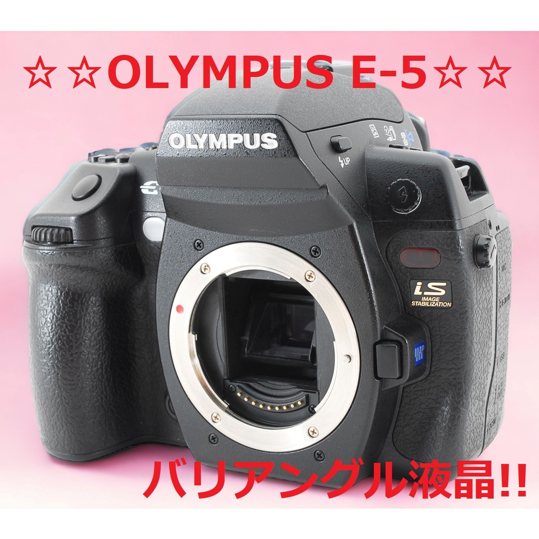 ☆フォーサーズシステムのフラックシップ機♪☆ OLYMPUS E-5 #5712-