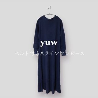 ローリーズファーム(LOWRYS FARM)の【SALE】yuw ベルト付きAラインワンピース(ロングワンピース/マキシワンピース)