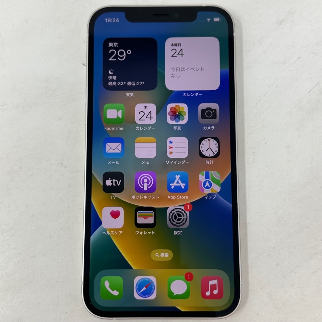 美品 SIMフリー iPhone 12 MGHP3J/A 64GB ホワイト