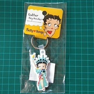 ベティブープ(Betty Boop)のBettyBoopラバーキーホルダー(キーホルダー)