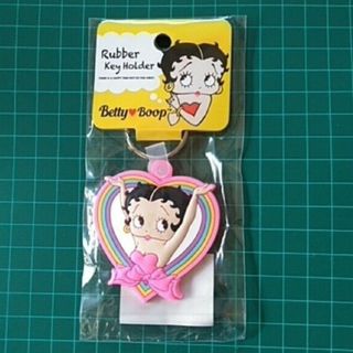 ベティブープ(Betty Boop)のBettyBoopラバーキーホルダー(キーホルダー)