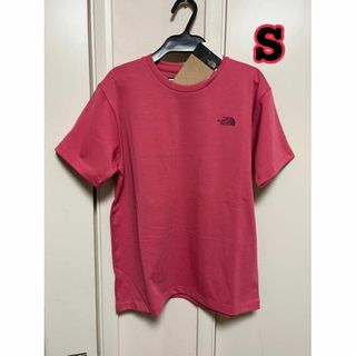 ザノースフェイス(THE NORTH FACE)の新品　ノースフェイス　NTW32237 レディース　半袖Tシャツ　ローズ　S(Tシャツ(半袖/袖なし))