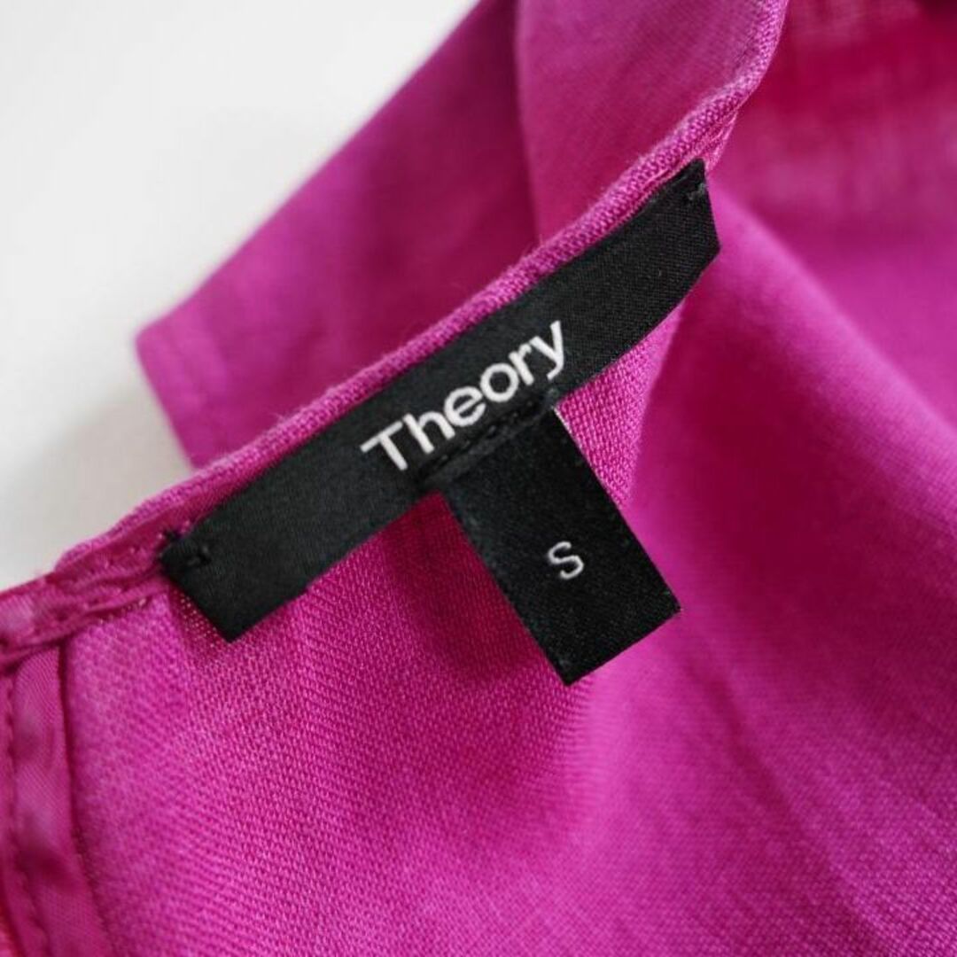 theory(セオリー)の142*美品 セオリー theory リネン ペプラム ノースリーブプルオーバー レディースのトップス(シャツ/ブラウス(半袖/袖なし))の商品写真