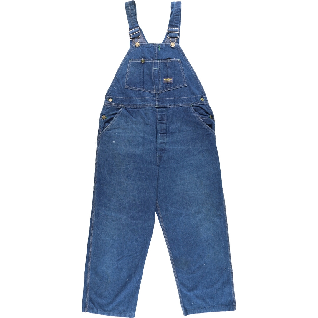 古着 80年代 オシュコシュ Osh kosh デニムオーバーオール USA製 メンズw41 ヴィンテージ /eaa355267 | フリマアプリ ラクマ 【Key】デニムオーバーオール サロペット ペインター ショート丈 ボタンフライ