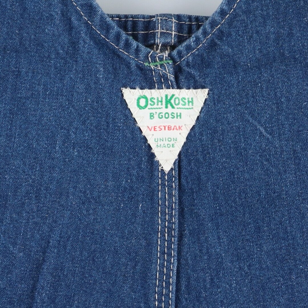 OshKosh(オシュコシュ)の古着 80年代 オシュコシュ Osh kosh デニムオーバーオール USA製 メンズw41 ヴィンテージ /eaa355267 メンズのパンツ(サロペット/オーバーオール)の商品写真