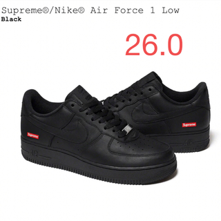 シュプリーム(Supreme)のSupreme × Nike Air Force 1 Low 26.0㎝(スニーカー)