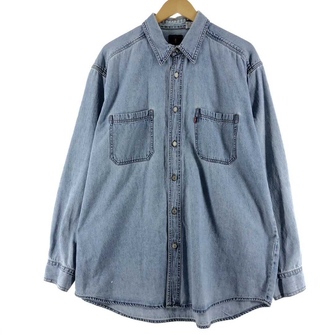 ランクリーバイス Levi's 長袖 デニムシャツ メンズXL /eaa364543 - シャツ