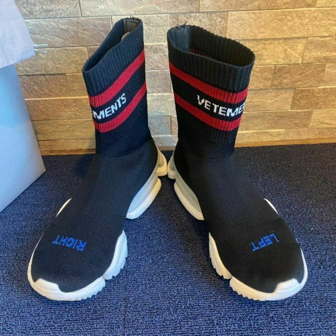 箱付き 美品 VETEMENTS Reebok スニーカー シューズ 靴