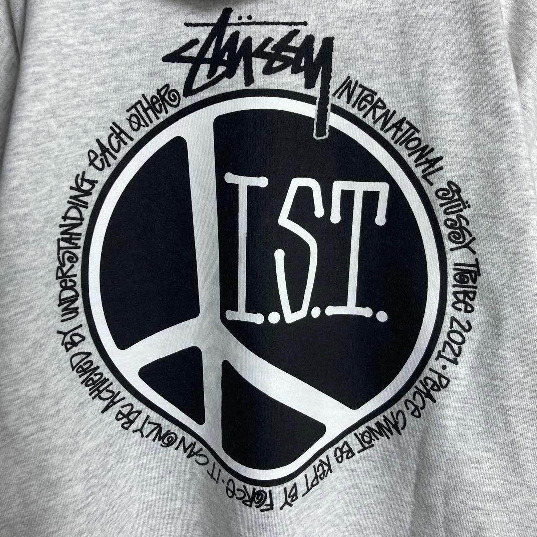 STUSSY - 【希少XLサイズ】ステューシー ビッグプリントパーカー