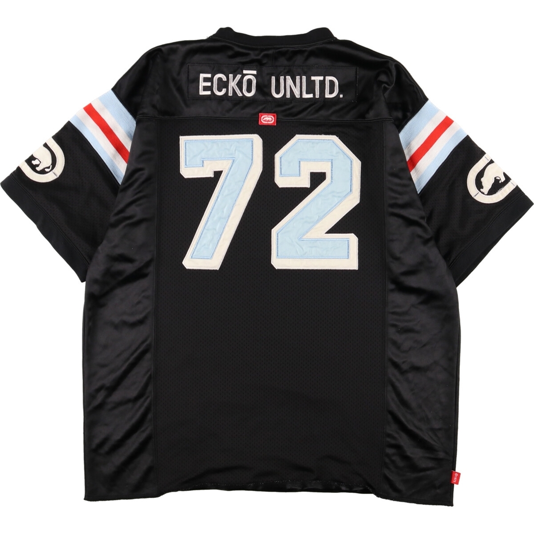 ecko unltd Vネック メッシュ ゲームシャツ フットボールシャツ メンズXL /eaa366052