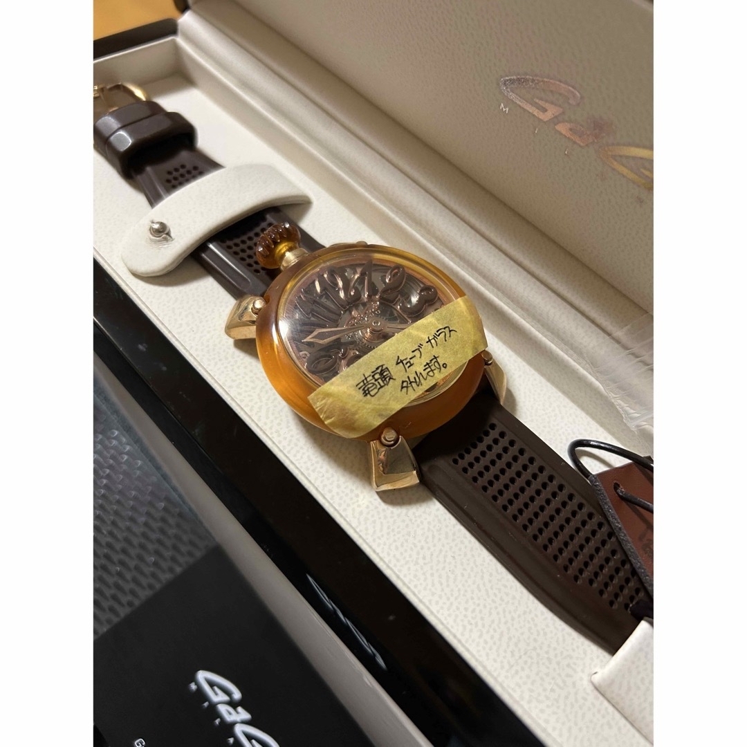 GaGa MILANO(ガガミラノ)の（ジャンク）ガガミラノ マヌアーレ　GAGA MILANO 腕時計　時計 メンズの時計(腕時計(アナログ))の商品写真