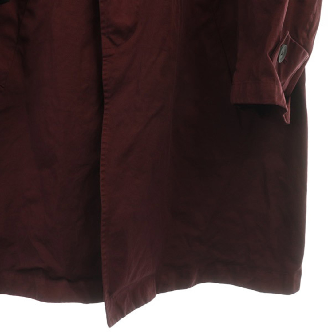 カラー kolor 21SS ロングコート ナイロン ベルト付 2 ボルドー - その他