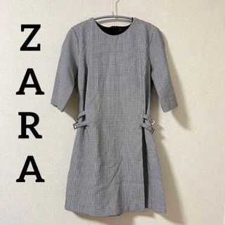 ザラ(ZARA)のZARA ザラ ロンパース パンツ 千鳥柄 チェック 秋服コーデ 韓国(セット/コーデ)