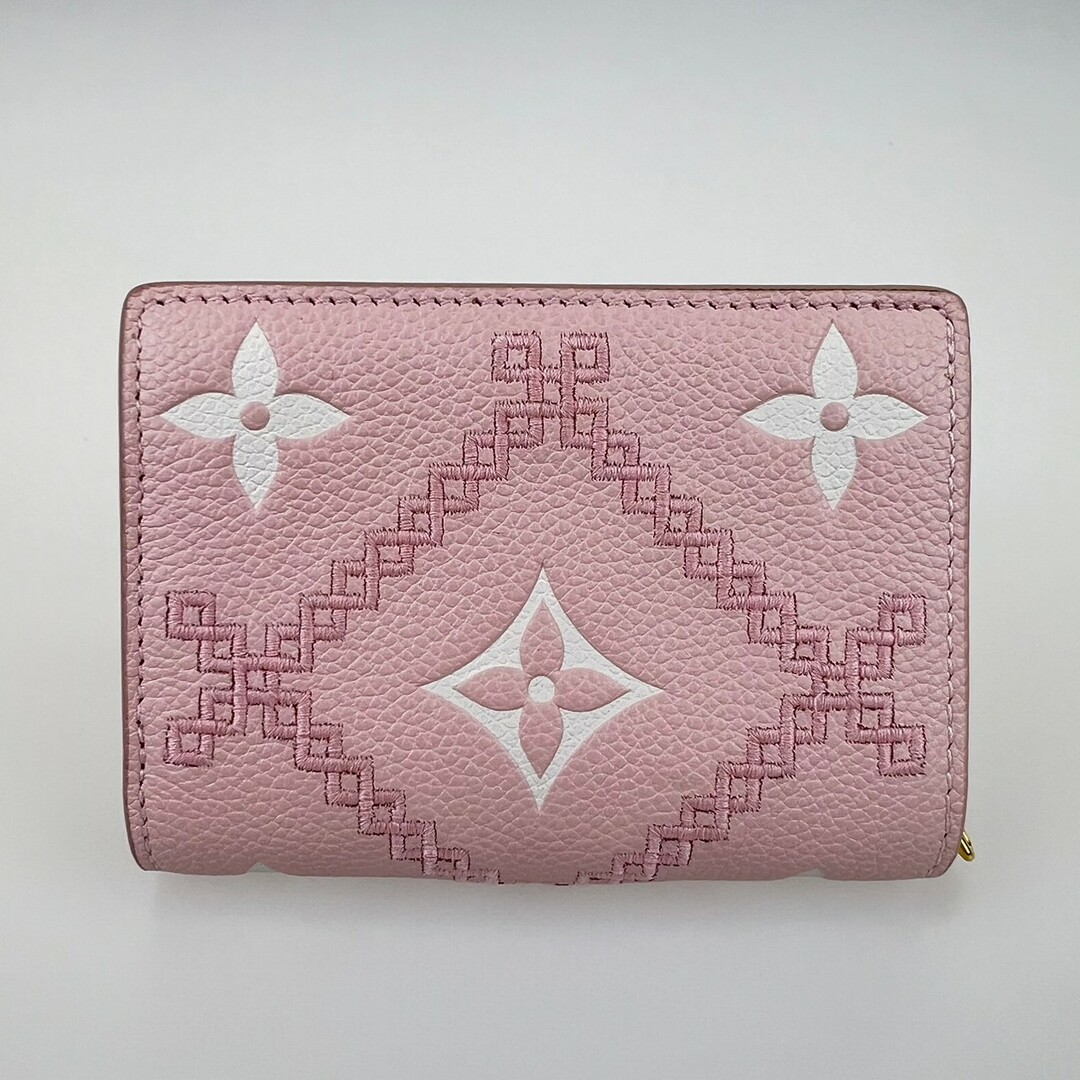 未使用 ルイヴィトン 二つ折り財布 ポルトフォイユ・クレア ピンク