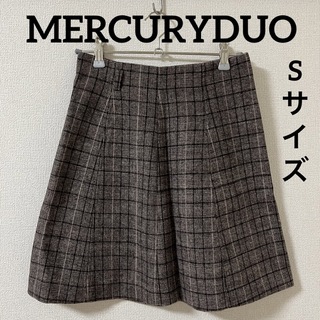 マーキュリーデュオ(MERCURYDUO)のMERCURYDUO マーキュリーデュオ スカート 台形スカート チェック 韓国(ミニスカート)