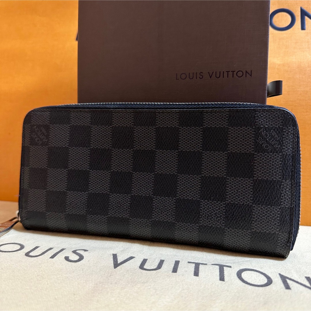 ✨極美品✨ ルイヴィトン 財布 ダミエ グラフィット ヴェルティカル 黒