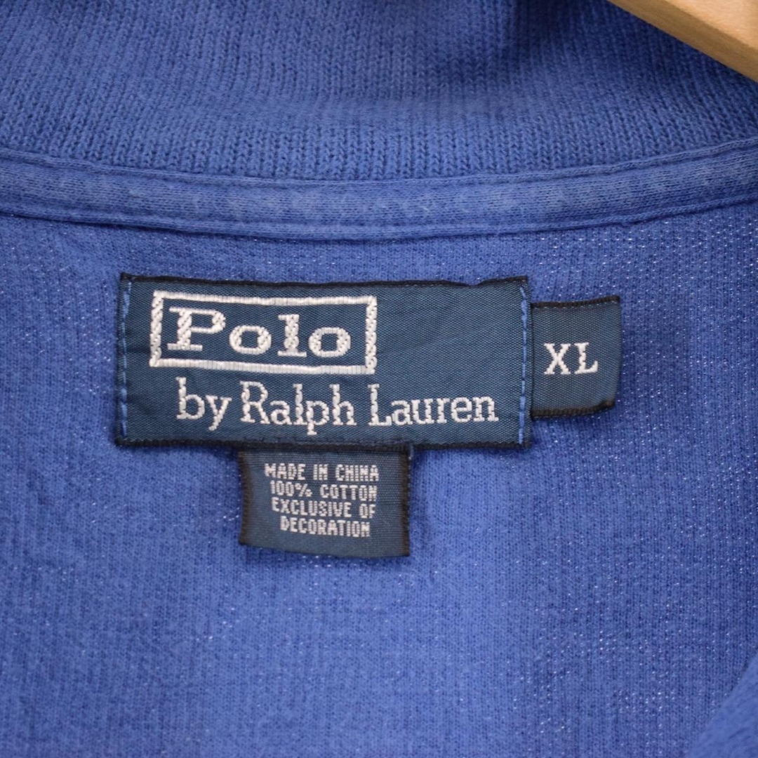 Ralph Lauren(ラルフローレン)の古着 ラルフローレン Ralph Lauren POLO by Ralph Lauren ハーフジップスウェットシャツ トレーナー メンズXXL /eaa330609 メンズのトップス(スウェット)の商品写真