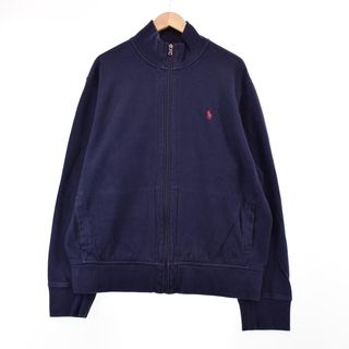 ラルフローレン(Ralph Lauren)の古着 ラルフローレン Ralph Lauren POLO by Ralph Lauren フルジップスウェットシャツ トレーナー メンズXXL /eaa330068(スウェット)