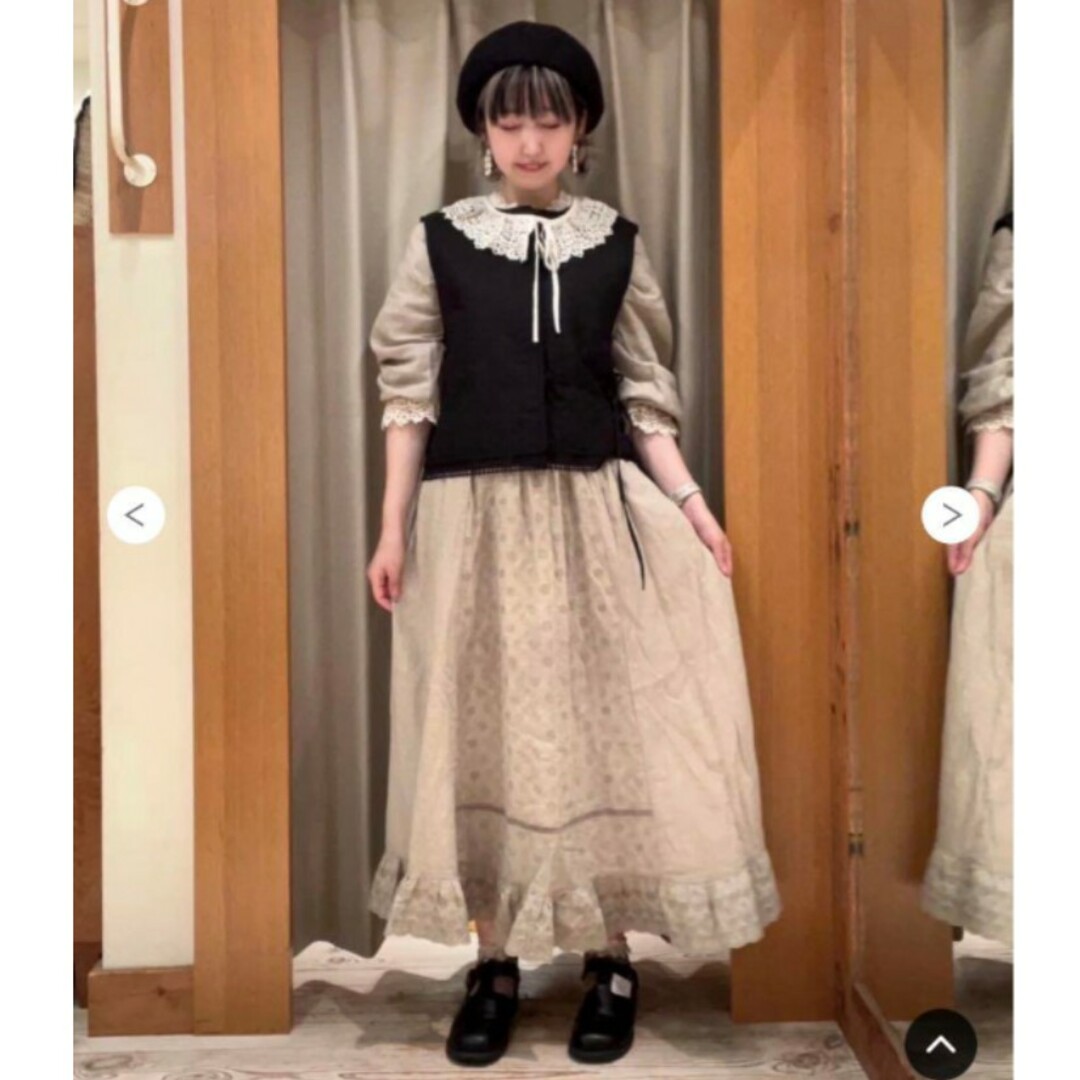 kazumi×SamansaMos2　kazumi　刺繍レース3WAYスカート