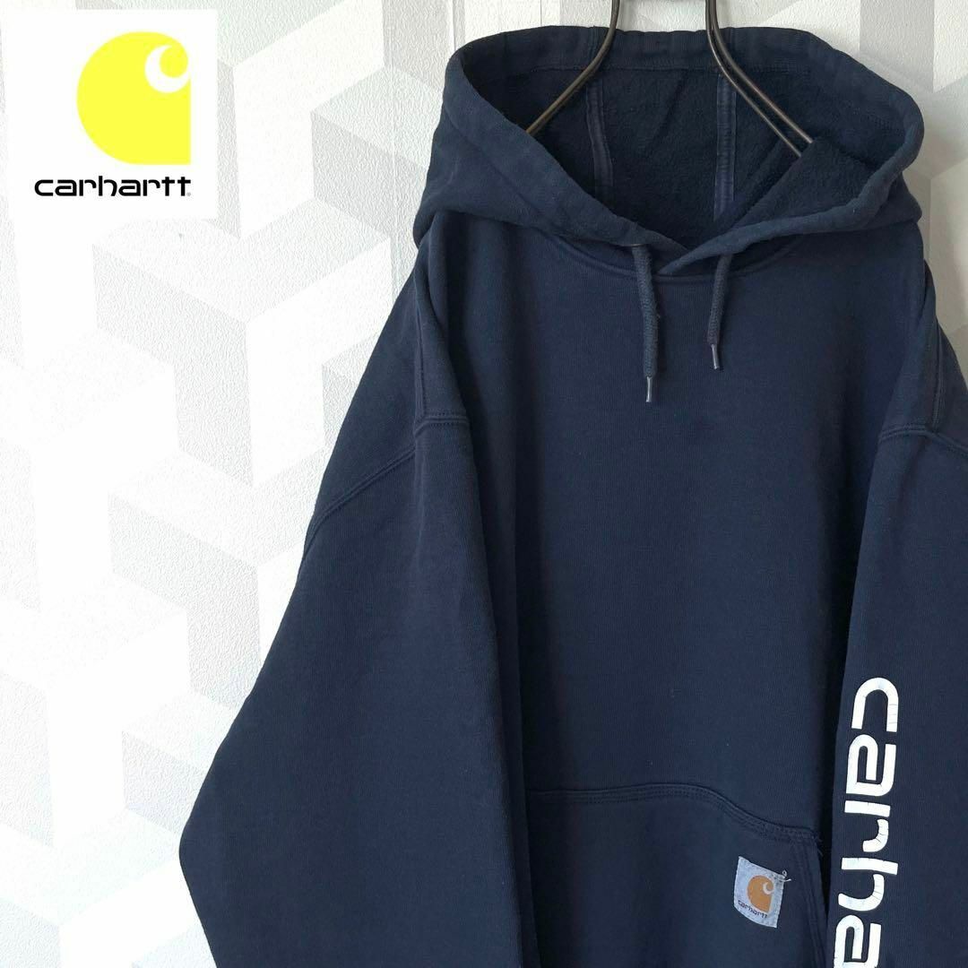 carhartt - 【カーハート】2XL スリーブロゴ 肉厚 定番 スウェット